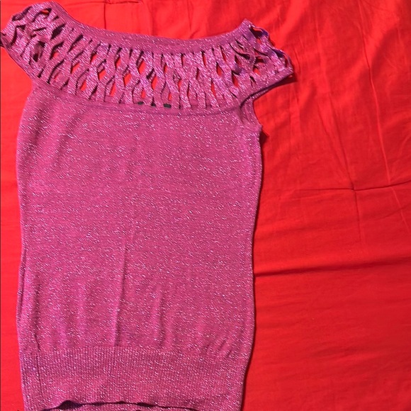 Women's Pink Knit Sweater - Picture 1 of 1